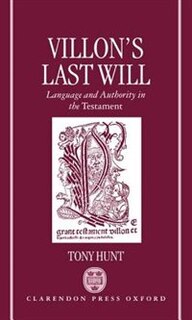 Front cover_Villon's Last Will