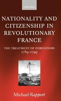 Couverture_Nationality and Citizenship in Revolutionary France