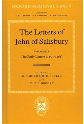 The Letters of John of Salisbury: Volume I: The Early Letters (1153-1161): Letters Of John Of Salisbury V