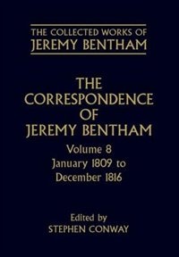 Front cover_The Collected Works of Jeremy Bentham: Correspondence: Volume 8