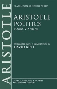 Couverture_Aristotle: Politics, Books V and VI