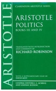Couverture_Politics: Books III and IV