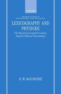 Front cover_Lexicography and Physicke