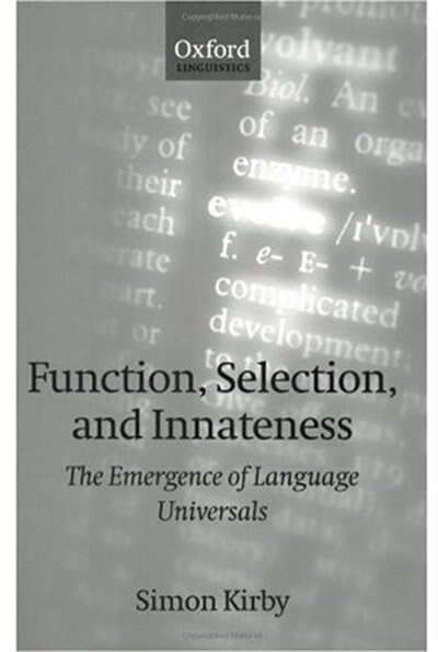 Front cover_Function, Selection, and Innateness