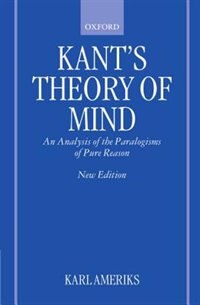 Front cover_Kant's Theory of Mind