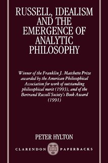 Couverture_Russell, Idealism, and the Emergence of Analytic Philosophy