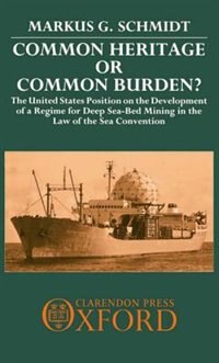 Front cover_Common Heritage or Common Burden?