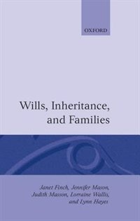 Wills, Inheritance and Families: Wills Inheritance & Families