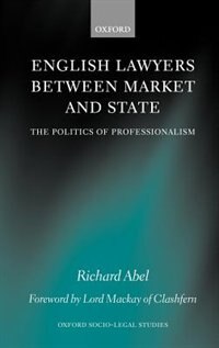 Front cover_English Lawyers between Market and State