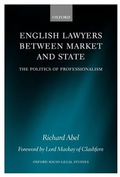 Front cover_English Lawyers between Market and State