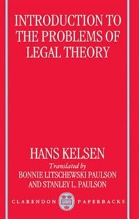 Couverture_Introduction to the Problems of Legal Theory