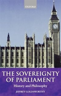 Couverture_The Sovereignty of Parliament