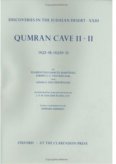 Couverture_Discoveries in the Judaean Desert: Volume XXIII. Qumran Cave 11