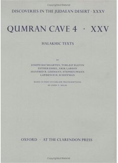 Front cover_Discoveries in the Judaean Desert: Volume XXXV. Halakhic Texts