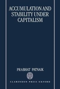 Front cover_Accumulation and Stability under Capitalism