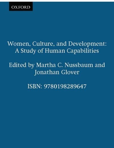 Front cover_Women, Culture, and Development