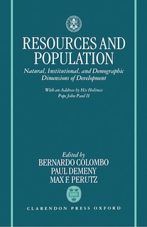 Front cover_Resources and Population