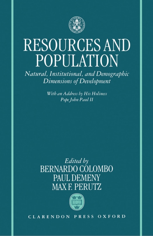 Front cover_Resources and Population