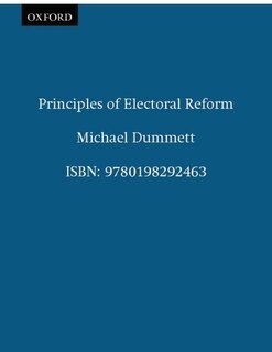 Front cover_Principles of Electoral Reform
