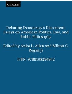 Front cover_Debating Democracy's Discontent