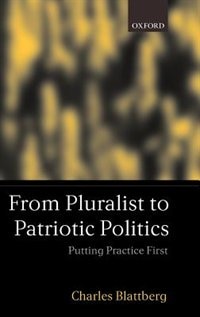 Couverture_From Pluralist to Patriotic Politics