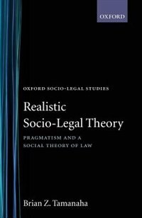 Couverture_Realistic Socio-Legal Theory
