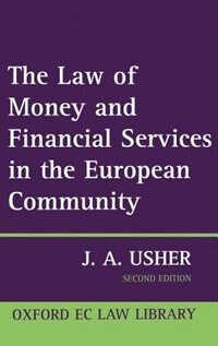 Front cover_The Law of Money and Financial Services in the EC