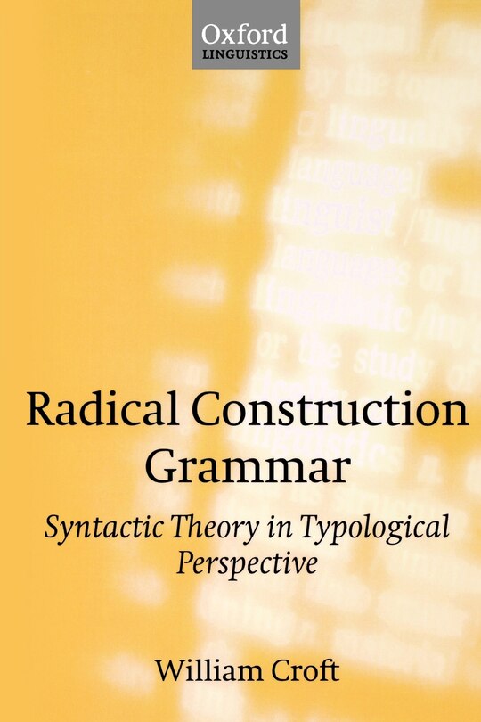 Front cover_Radical Construction Grammar