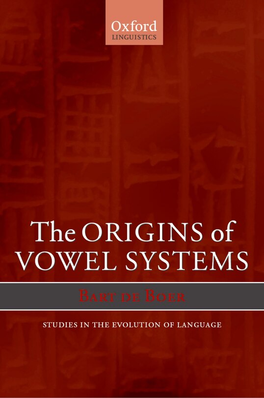 Front cover_The Origins of Vowel Systems