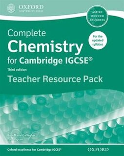 Complete Chemistry for Cambridge IGCSE ® Teacher Resource Pack