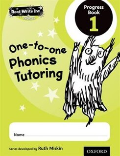 Front cover_Read Write Inc. Phonics: One-to-One Phonics Tutoring Progress Book 1 Pack of 5
