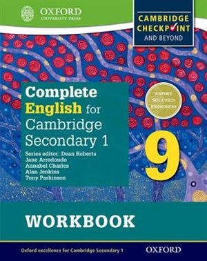 Front cover_Complete English for Cambridge: Lower Secondary Student Workbook 9