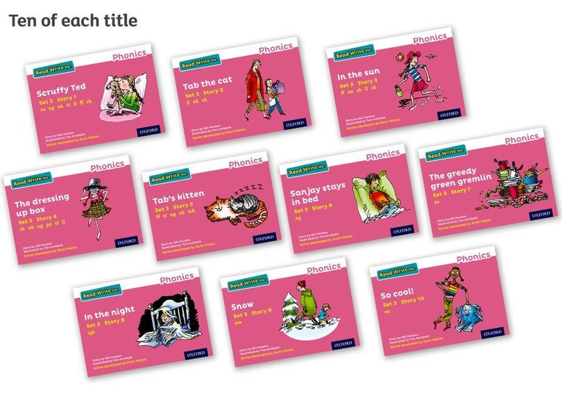 Read Write Inc. Phonics: Pink Set 3 Storybooks Pack of 100