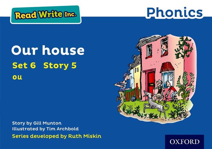 Front cover_Read Write Inc. Phonics: Blue Set 6 Storybook 5 Our House
