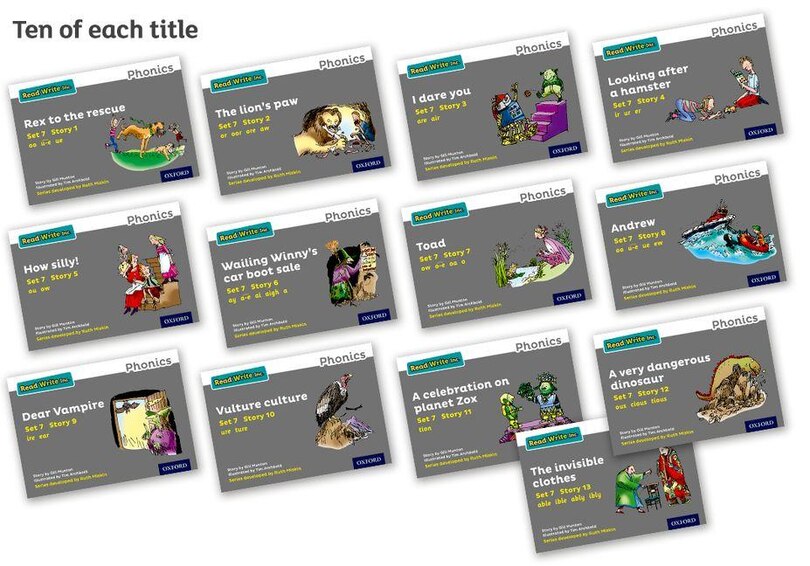 Read Write Inc. Phonics: Grey Set 7 Storybooks Pack of 130