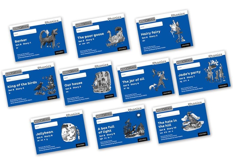 Front cover_Read Write Inc. Phonics: Black and White Blue Set 6 Storybooks Mixed Pack of 10