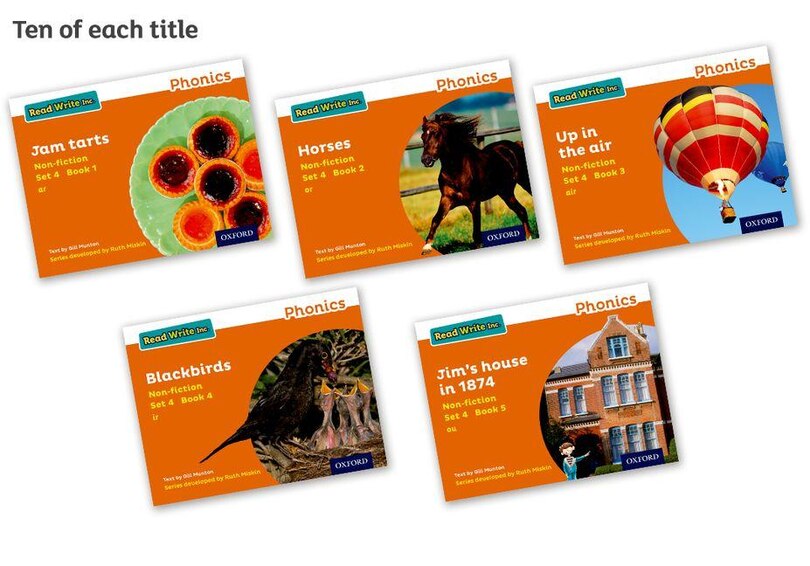 Front cover_Read Write Inc. Phonics: Orange Set 4 Non-fiction Pack of 50