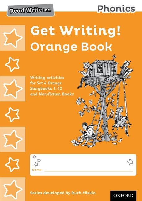 Front cover_Read Write Inc. Phonics: Get Writing! Orange Book Pack of 10