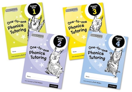 Read Write Inc. Phonics: One-to-one Phonics Tutoring Progress Book Mixed Pack of 4