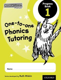 Front cover_Read Write Inc. Phonics: One-to-one Phonics Tutoring Progress Book 1 Pack of 5
