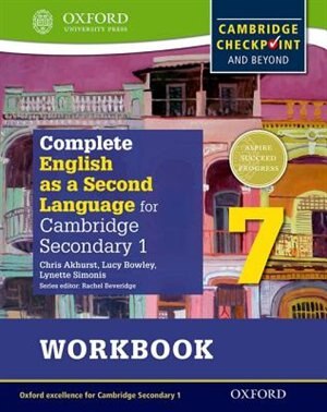Front cover_Complete English as a Second Language for Cambridge: Lower Secondary Workbook 7 and CD