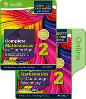 Front cover_Complete Mathematics for Cambridge: Lower Secondary Book 2 Print and Online Student Book