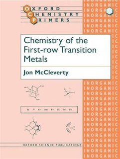 Couverture_Chemistry of the First Row Transition Metals