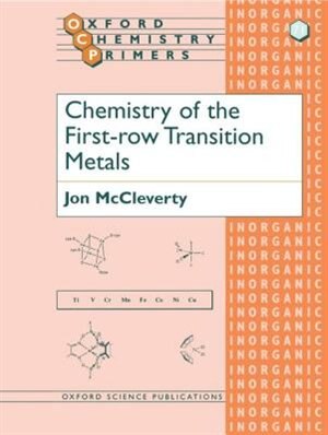 Couverture_Chemistry of the First Row Transition Metals