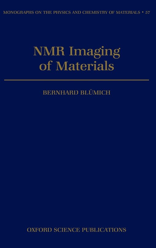 Front cover_NMR Imaging of Materials