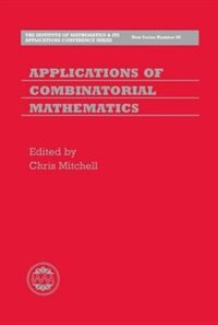 Front cover_Applications of Combinatorial Mathematics