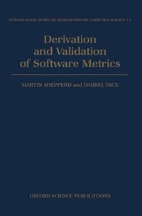 Couverture_Derivation and Validation of Software Metrics