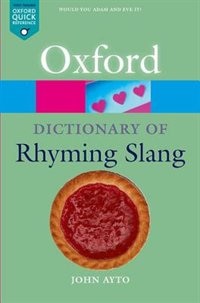 Front cover_The Oxford Dictionary of Rhyming Slang