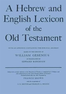 Front cover_A Hebrew and English Lexicon of the Old Testament