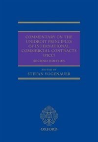 Front cover_Commentary on the UNIDROIT Principles of International Commercial Contracts (PICC)